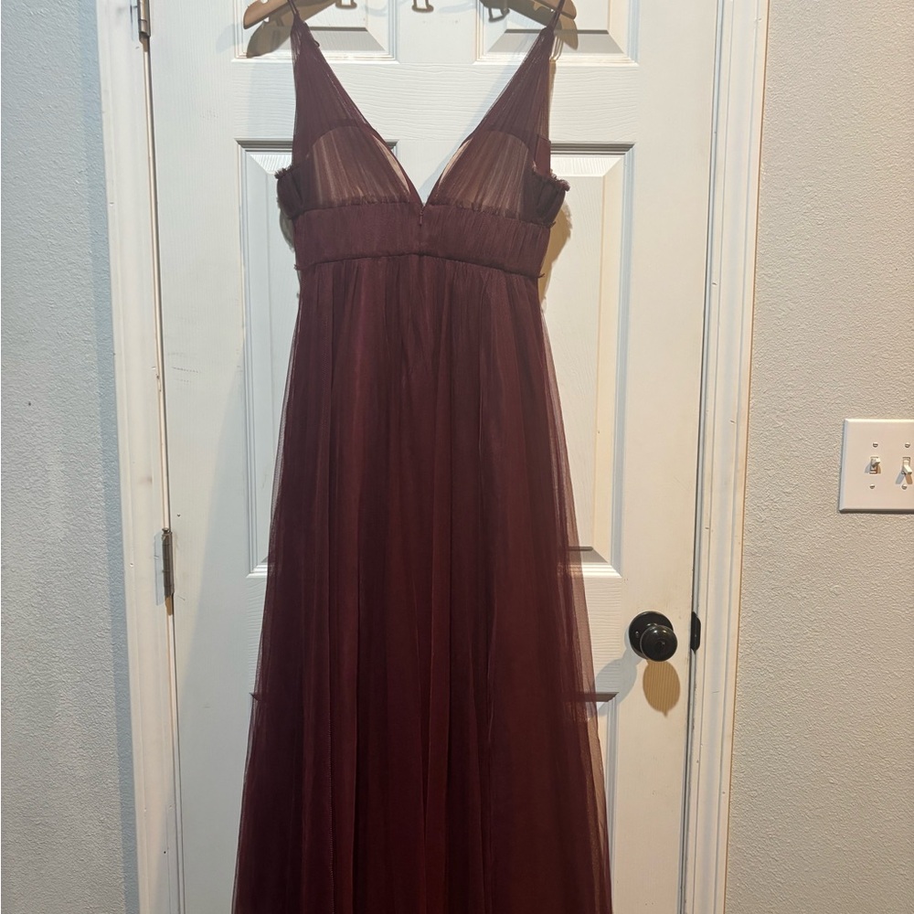 Wtoo Deep Red Dress - Picture 2 of 5